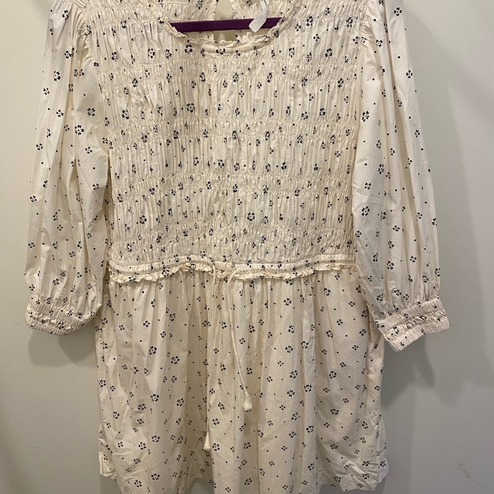 Apiece Apart Smocked Floral Dress
